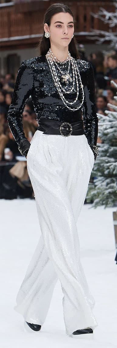 How to Wear Sequins Chanel Sequin Outfit