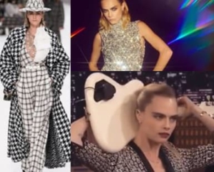 CELEBRITY BLINGER Cara Delevingne Rocks (in) Sequins