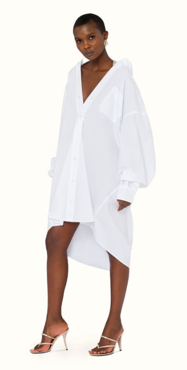 Fenty fashion oversize shirt dress