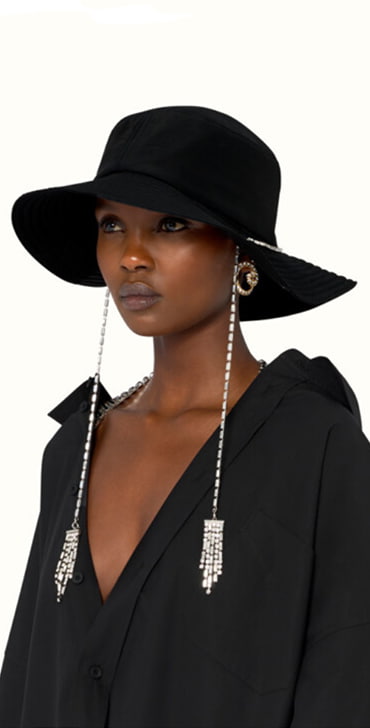 Fenty hat with crystals