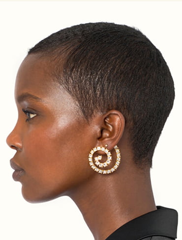 Fenty jewelry spiral earrings