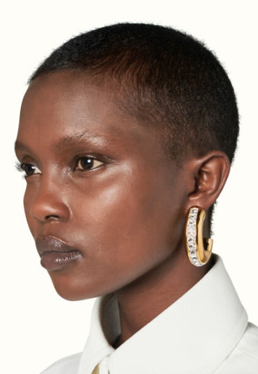 Fenty jewelry oversized earrings