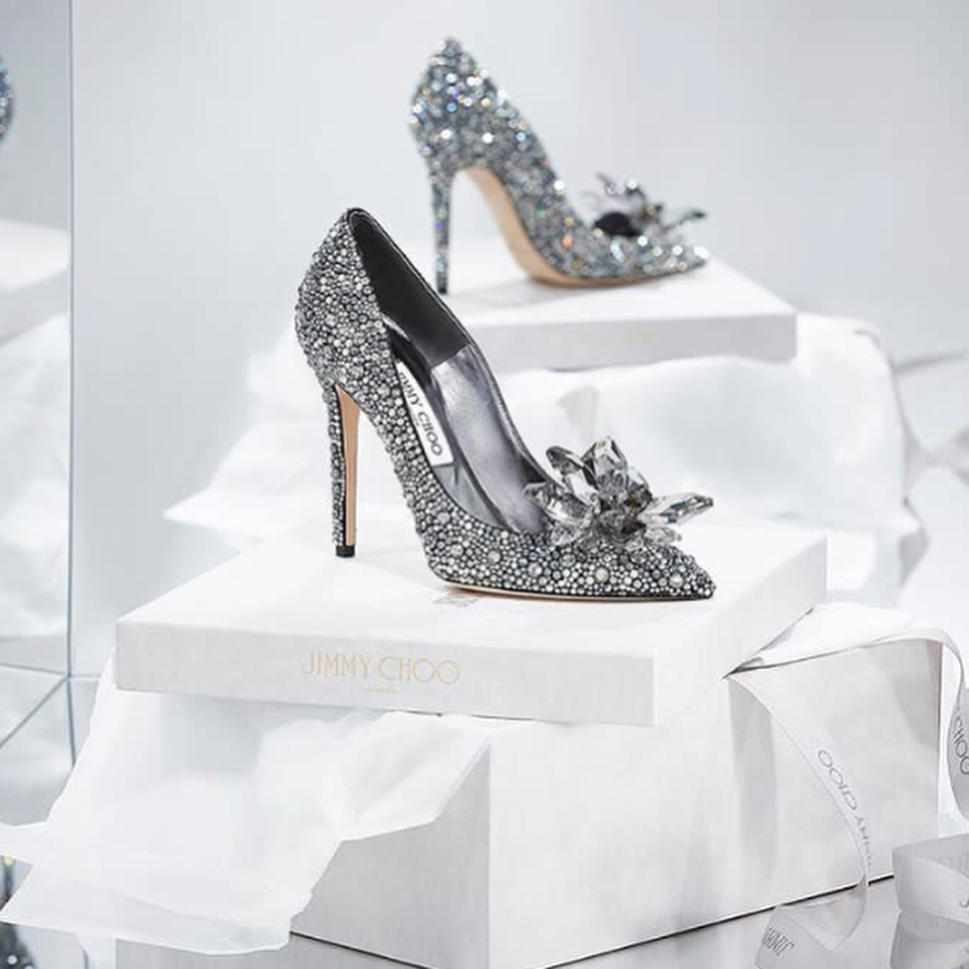 Women's Bling Shoes with Rhinestones for Evening.