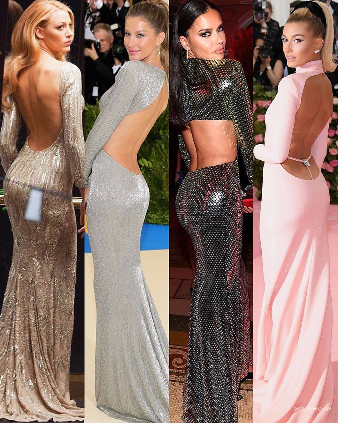 The Best Bling Online. Long Glittering Backless Full Sleeves Evening Gowns.