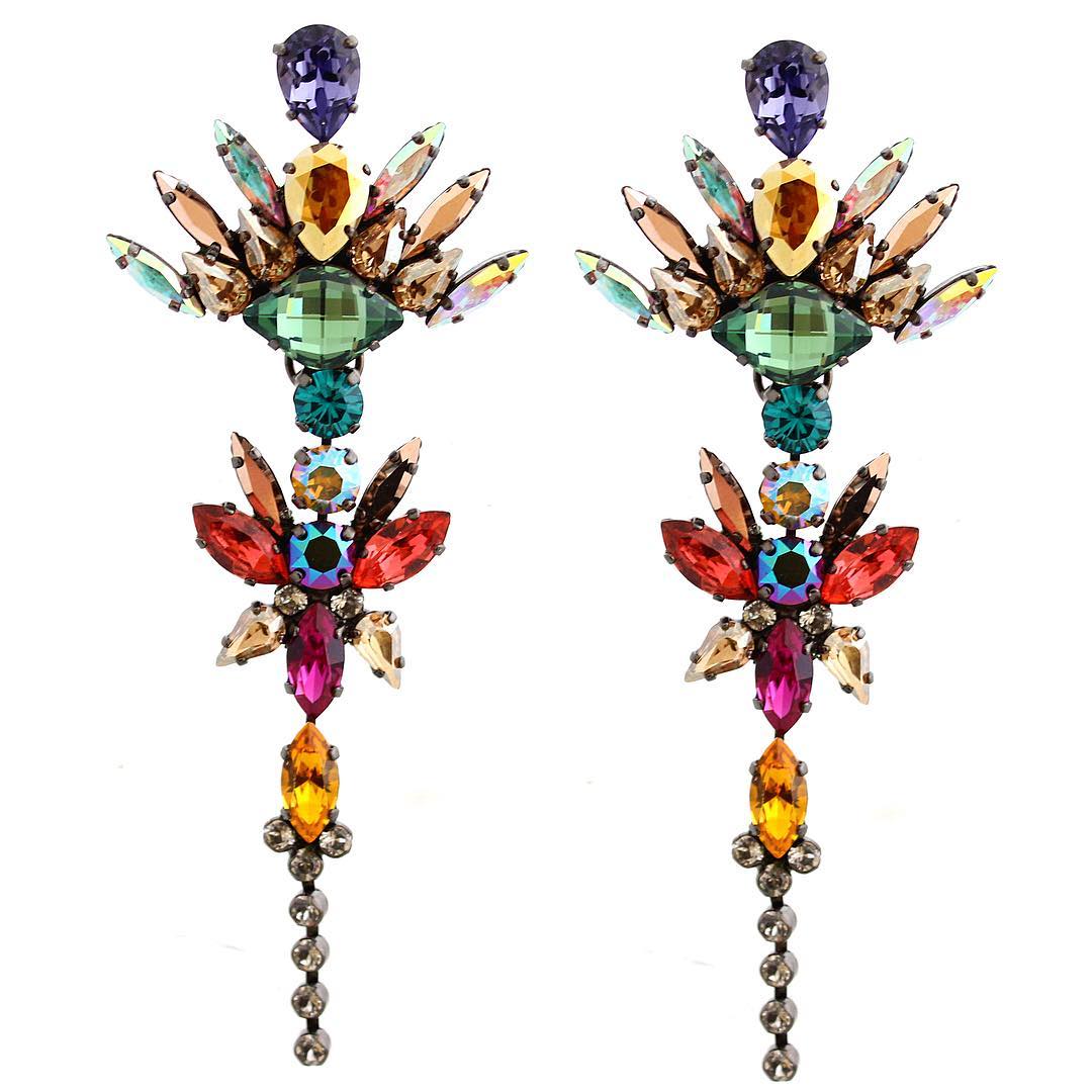 Best Jewelry Online: Multi-Colour Chandelier Earrings Jewelry Online