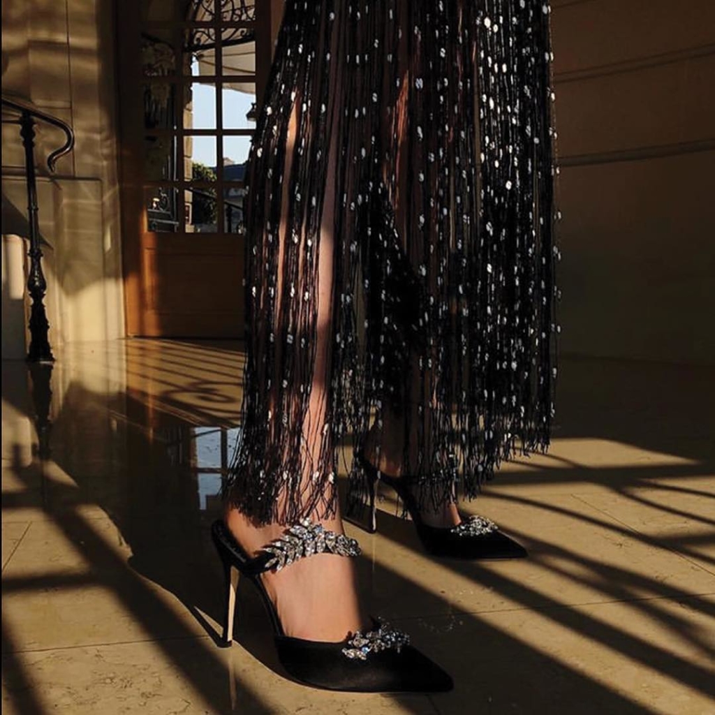 heels with snakes on them
