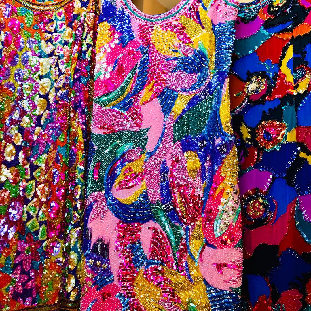 Sequin colorful dress sale