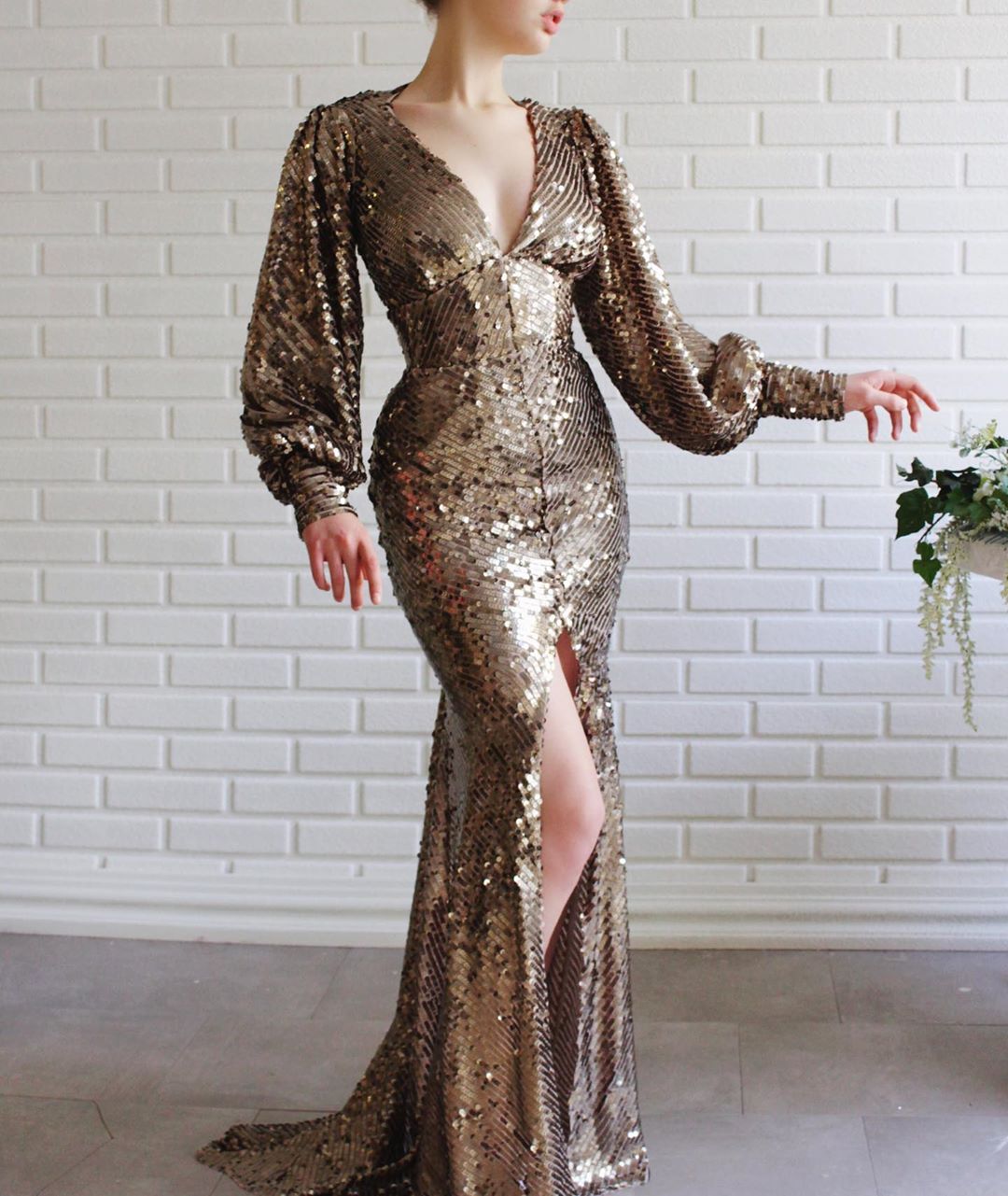 GOLD Sequin Dress Bling - 69 LUXE Designs to INSPIRE You • SequinQueen