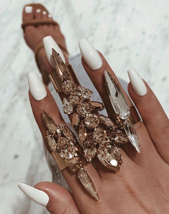 Enhance Your Look With Stunning Crystal Nails