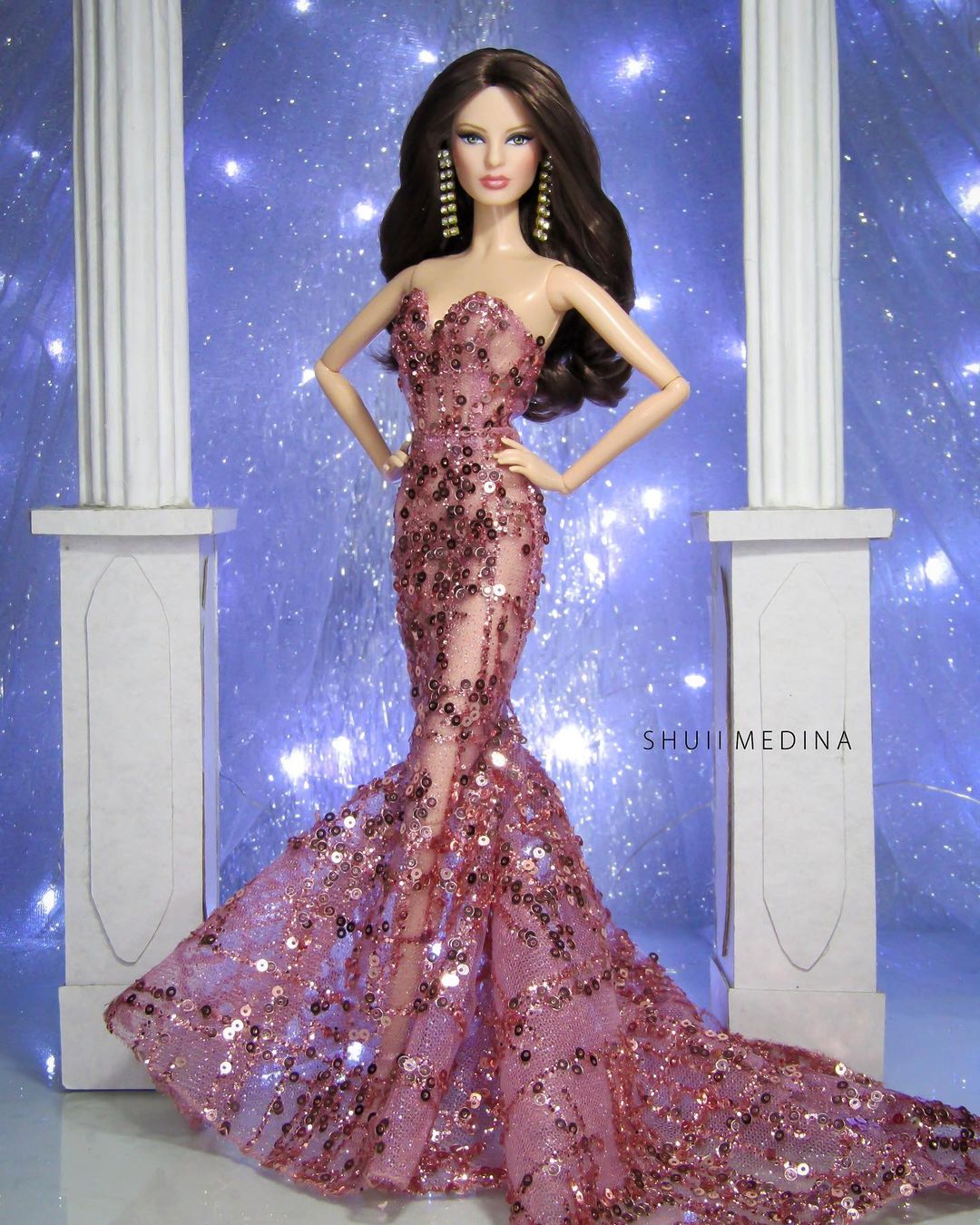 Barbie store glitter dress