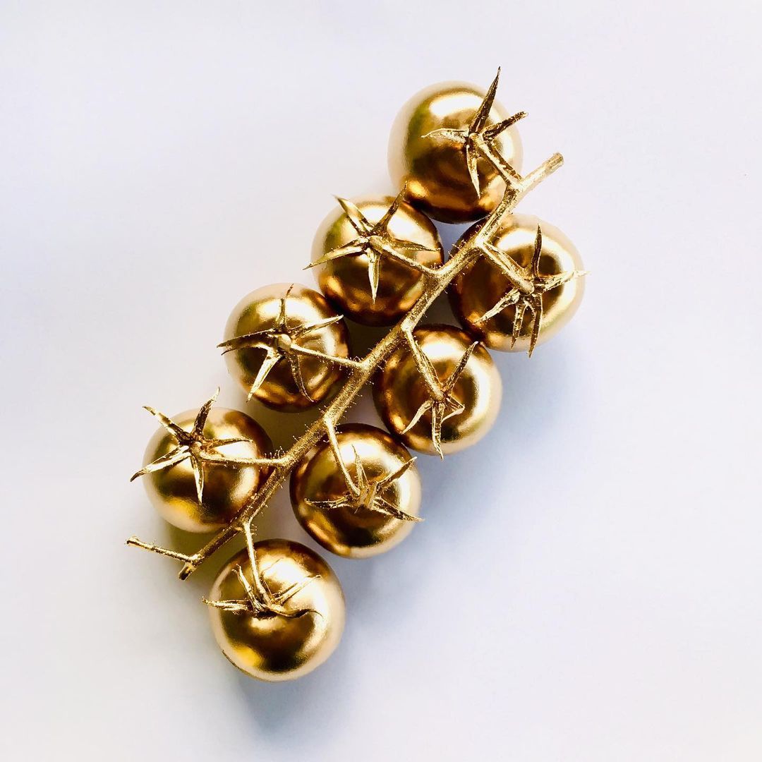 Gold Bling Food 24 Carat Gold Tomatos