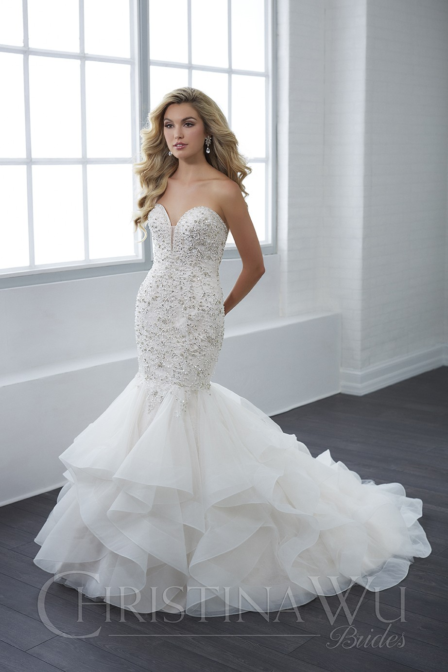 Rhinestone Top Wedding Dress