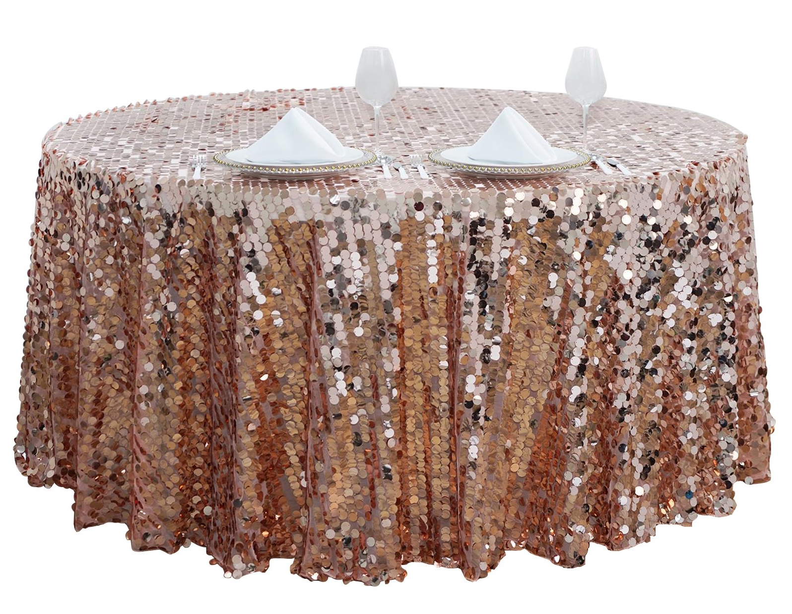 Bling wedding receptions Sequin Tablecloth for Wedding Reception Table Linens