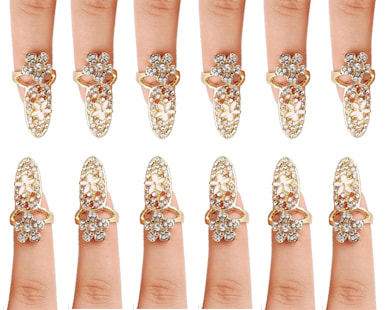 NAIL RING Bling • Be AMAZED by this NEWEST Glam Craze!