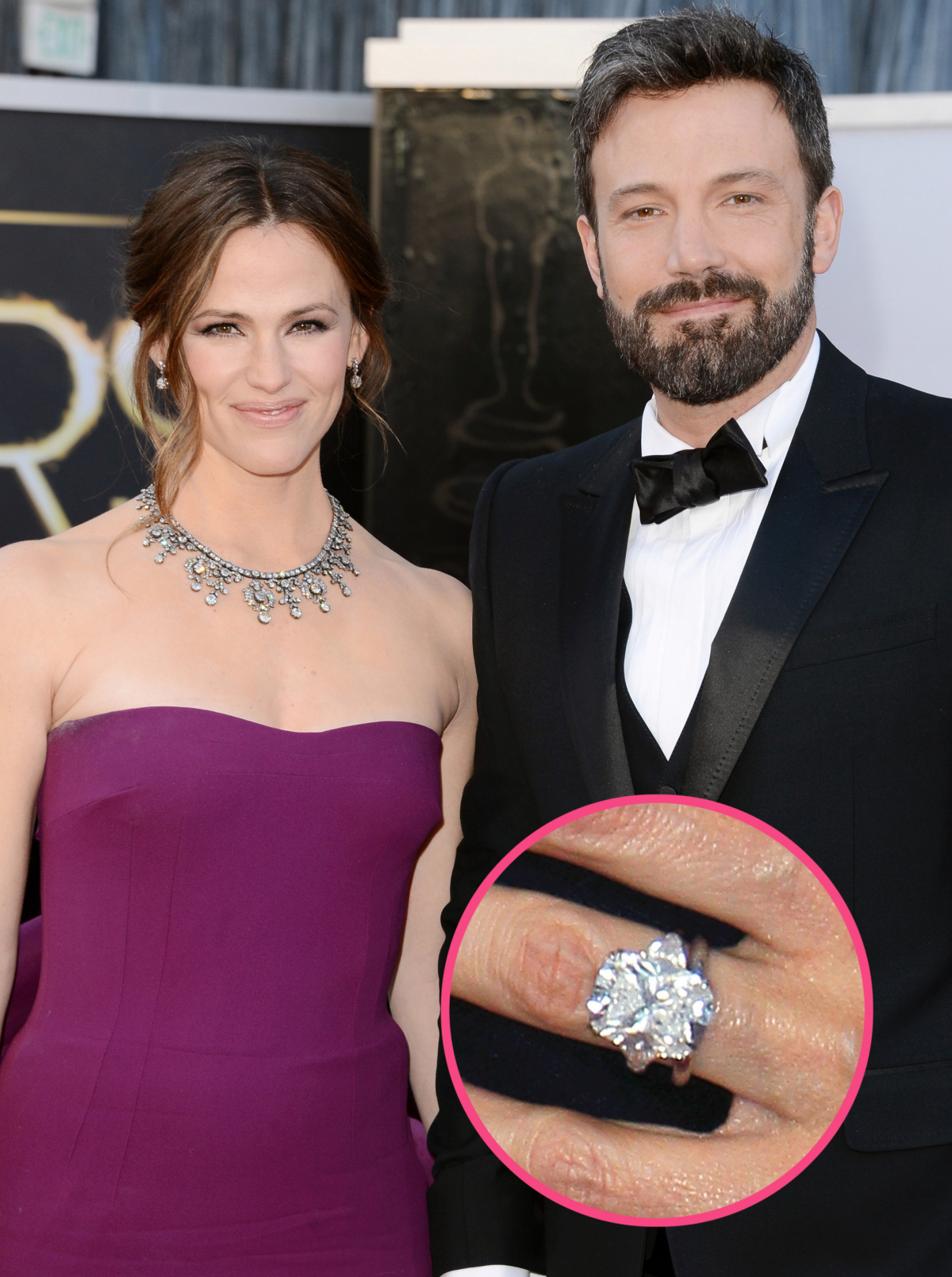 Celebrity Jewelry Jennifer Garner Wears Her 4.5 Carat Diamond Ring