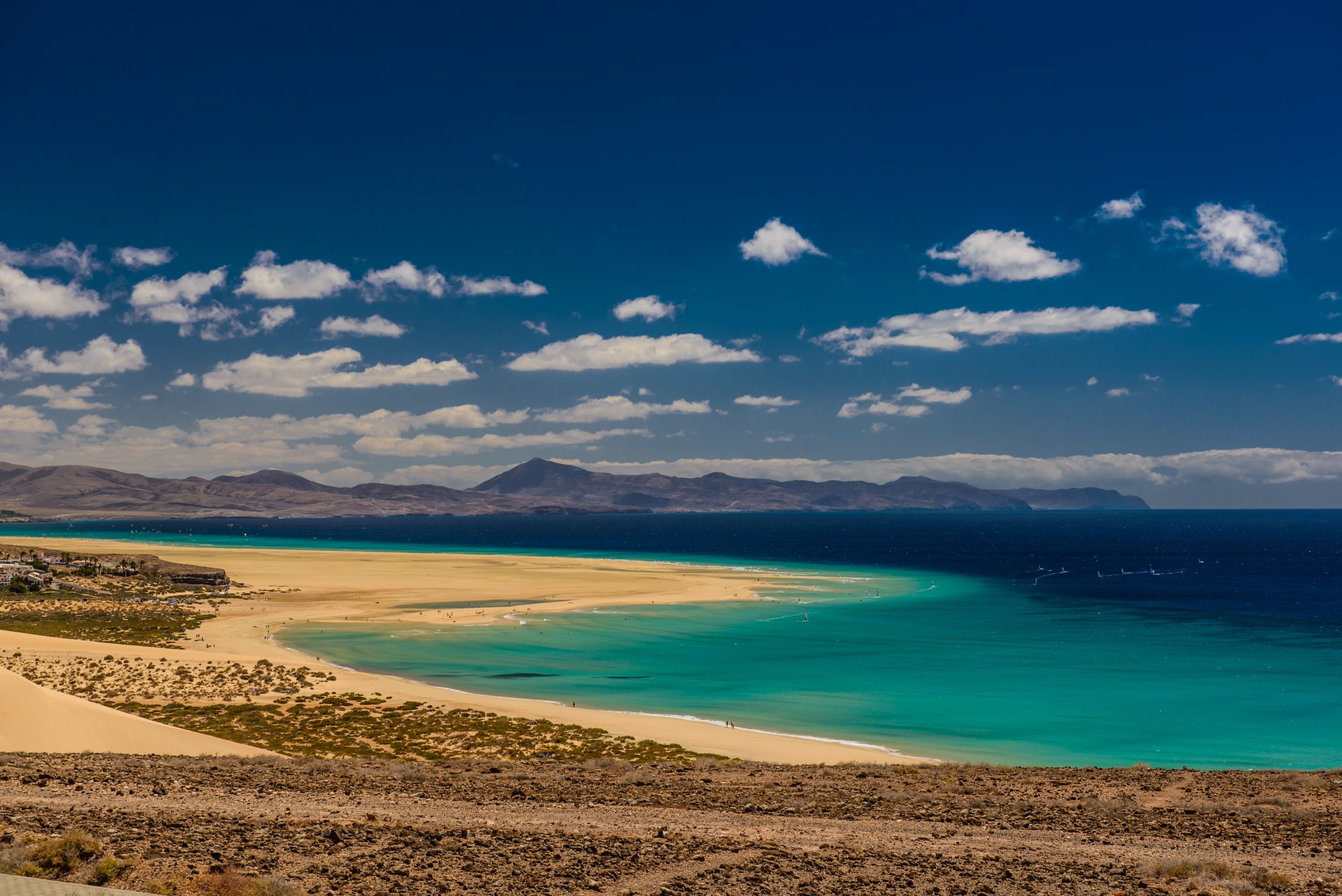 The Glittering Atlantic Islands The endless sands of Fuerteventura