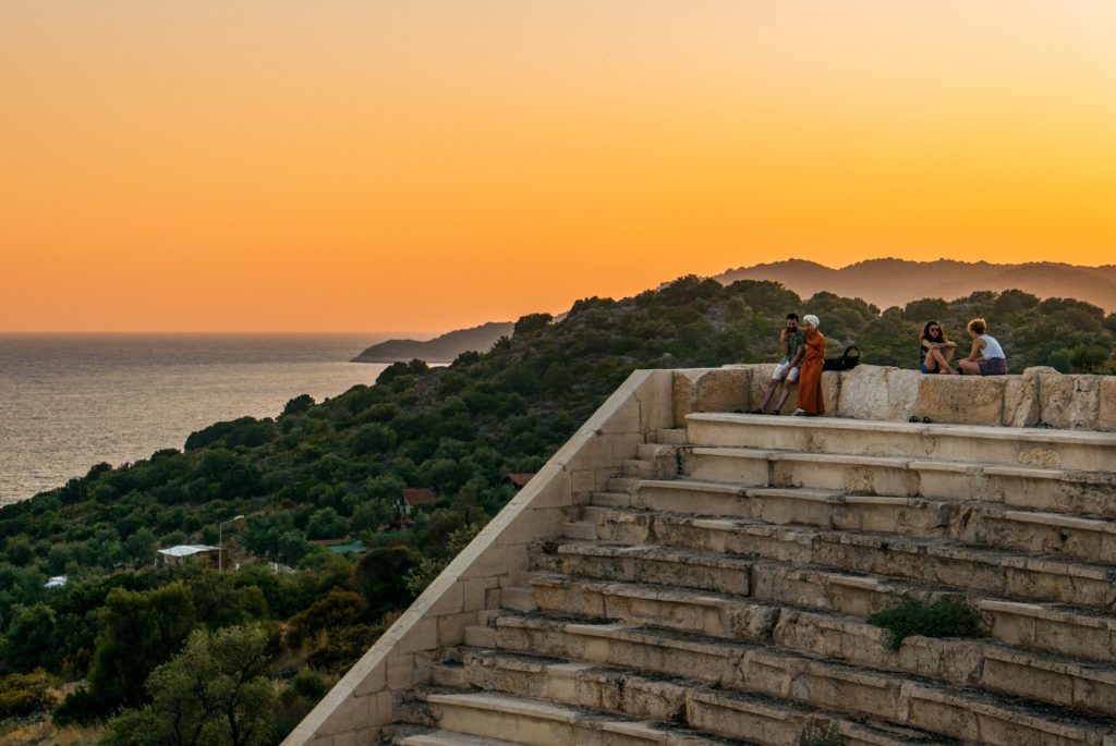 The divine Mediterranean coastlines Nature performs in Kaş