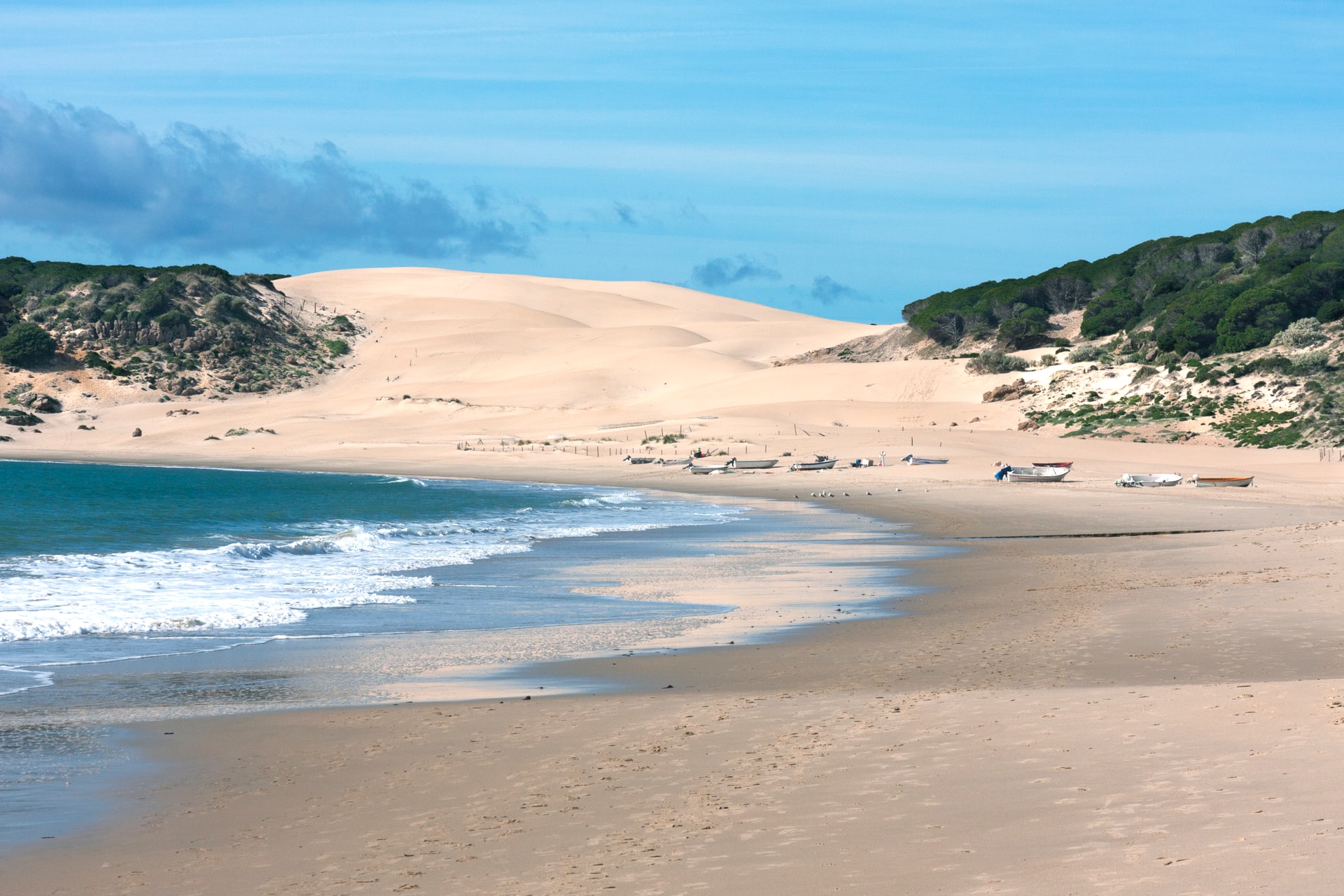 The Shimmering ATLANTIC COASTLINE Mountainous dunes and pristine protected coastline at Bolonia