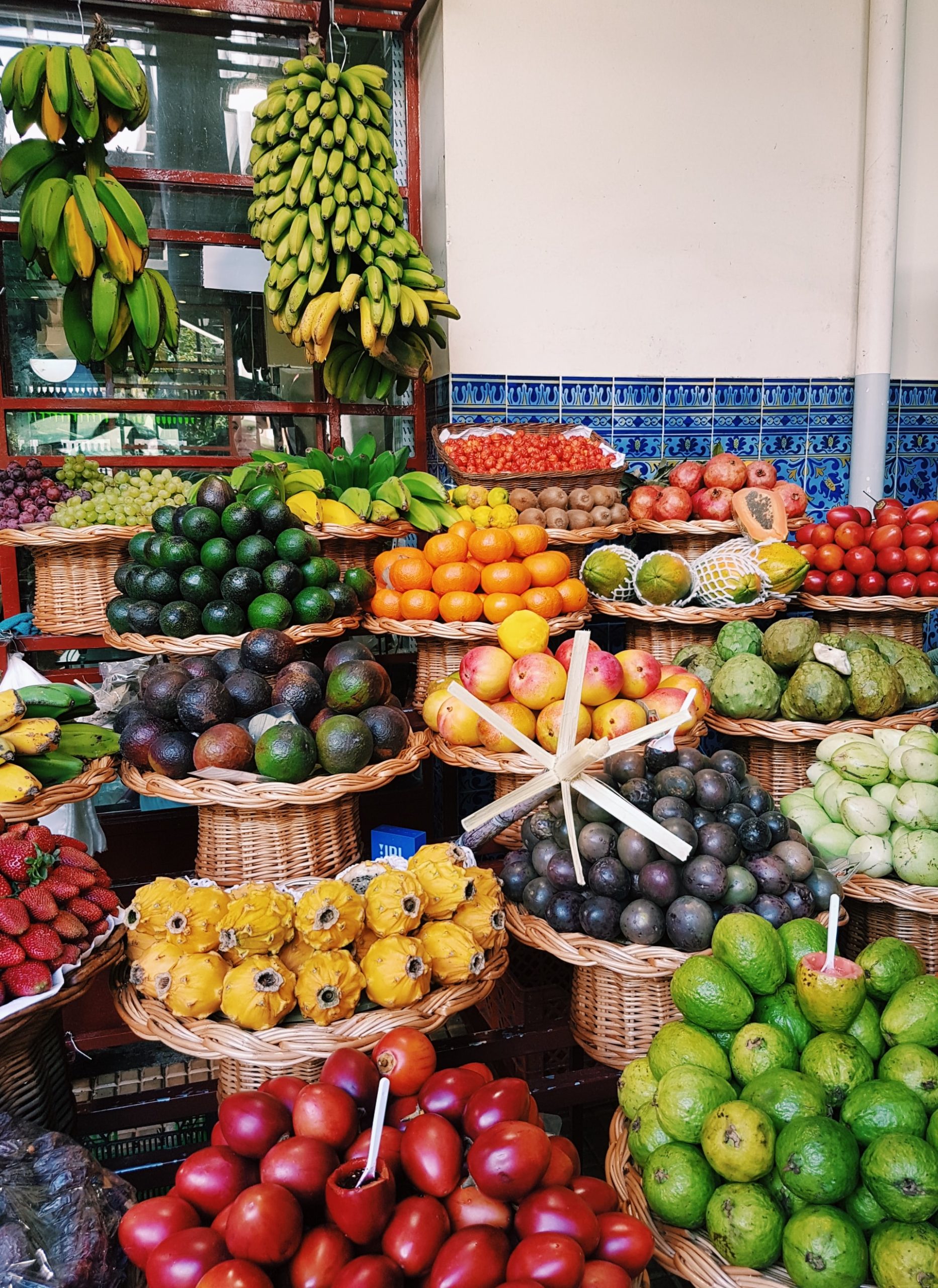 The Glittering Atlantic Islands Gorge on fresh tropical fruits from the Meracado do Lavradores in Funchal