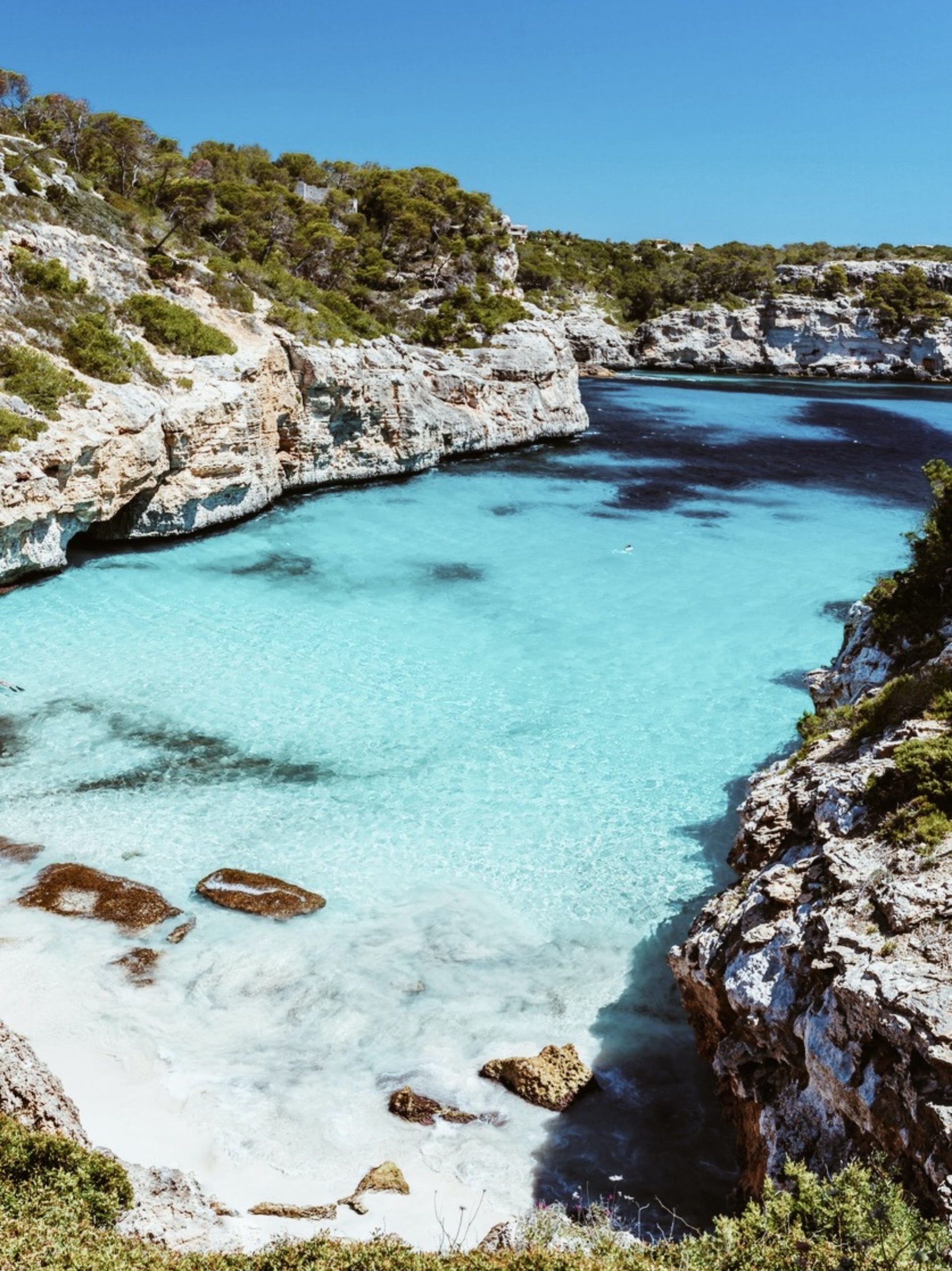 The stunning Mediterranean islands You'll find quiet beaches like Cala dos Moro even on the large islands