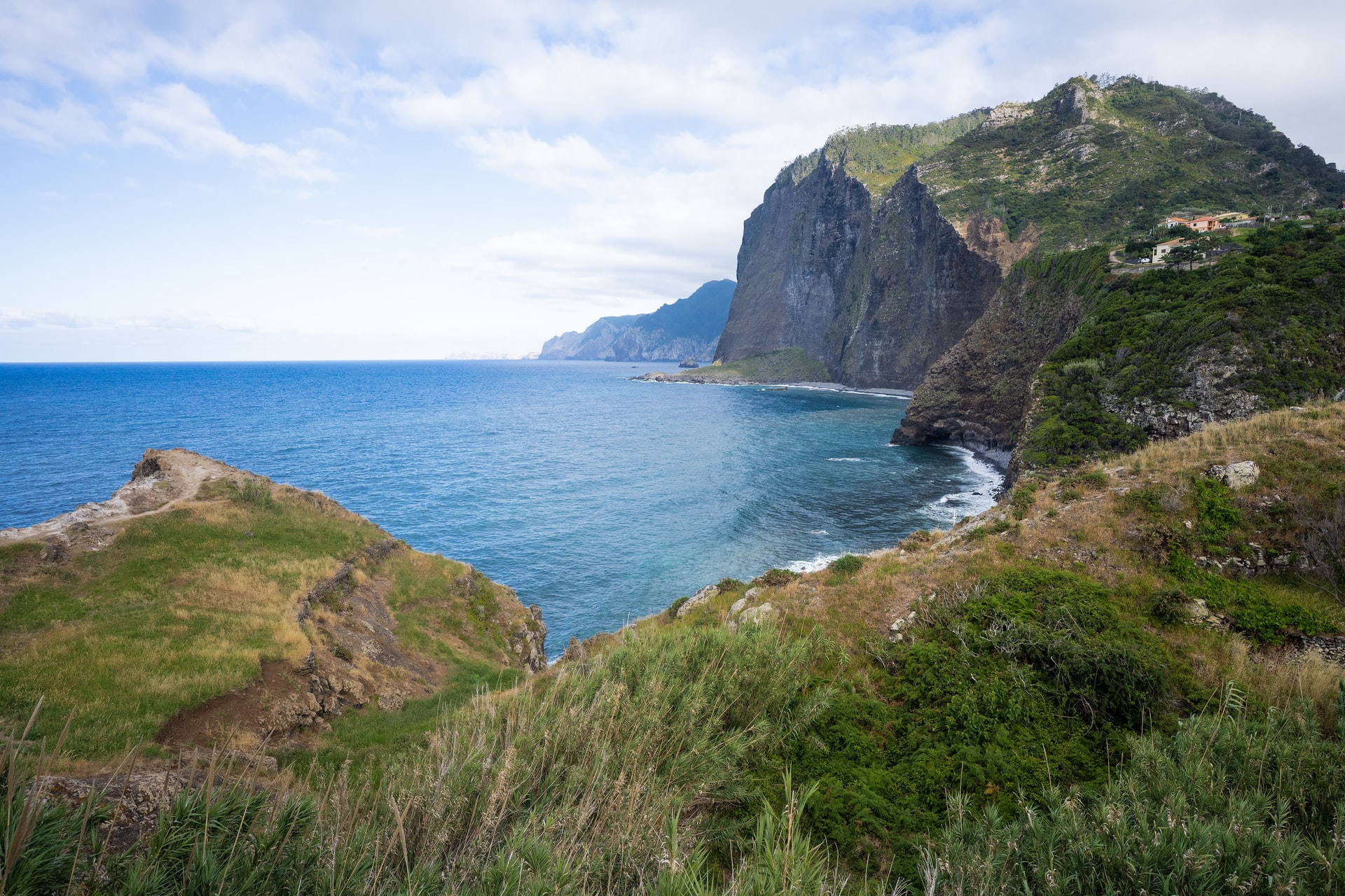 The Glittering Atlantic Islands Many of Madeira's beaches edge dramatic cliffs