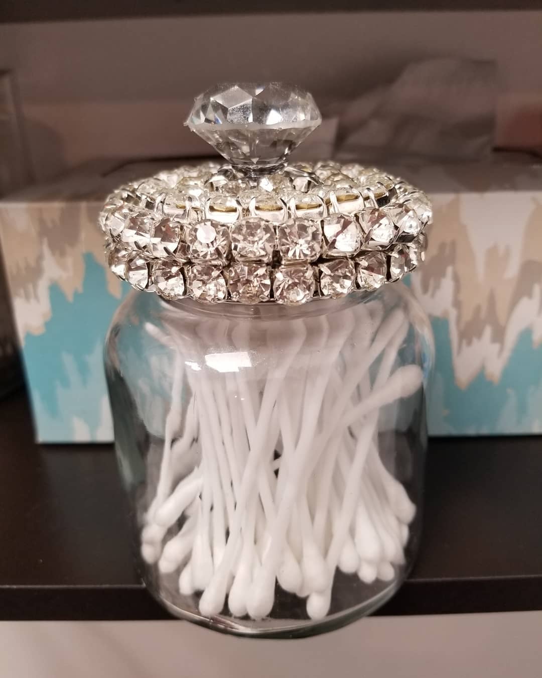 Bling for your bathroom Love Diamonds? Love Glam? Then You'll Love This Bathroom Organizer