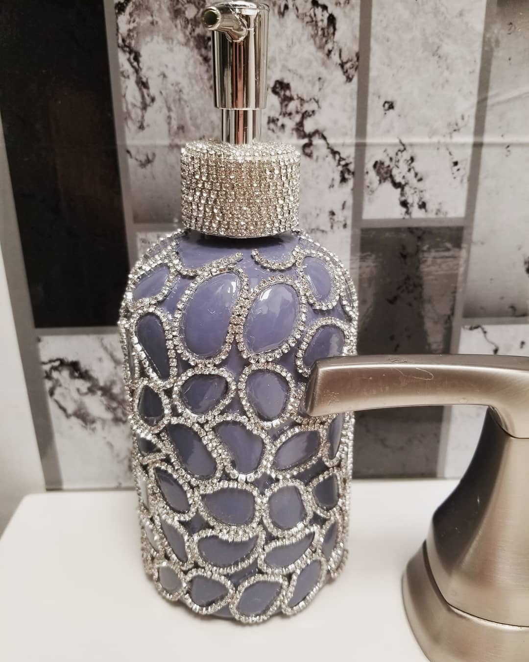 Bling for your bathroom Glam Decor Crystal Bling Soap Dispensers