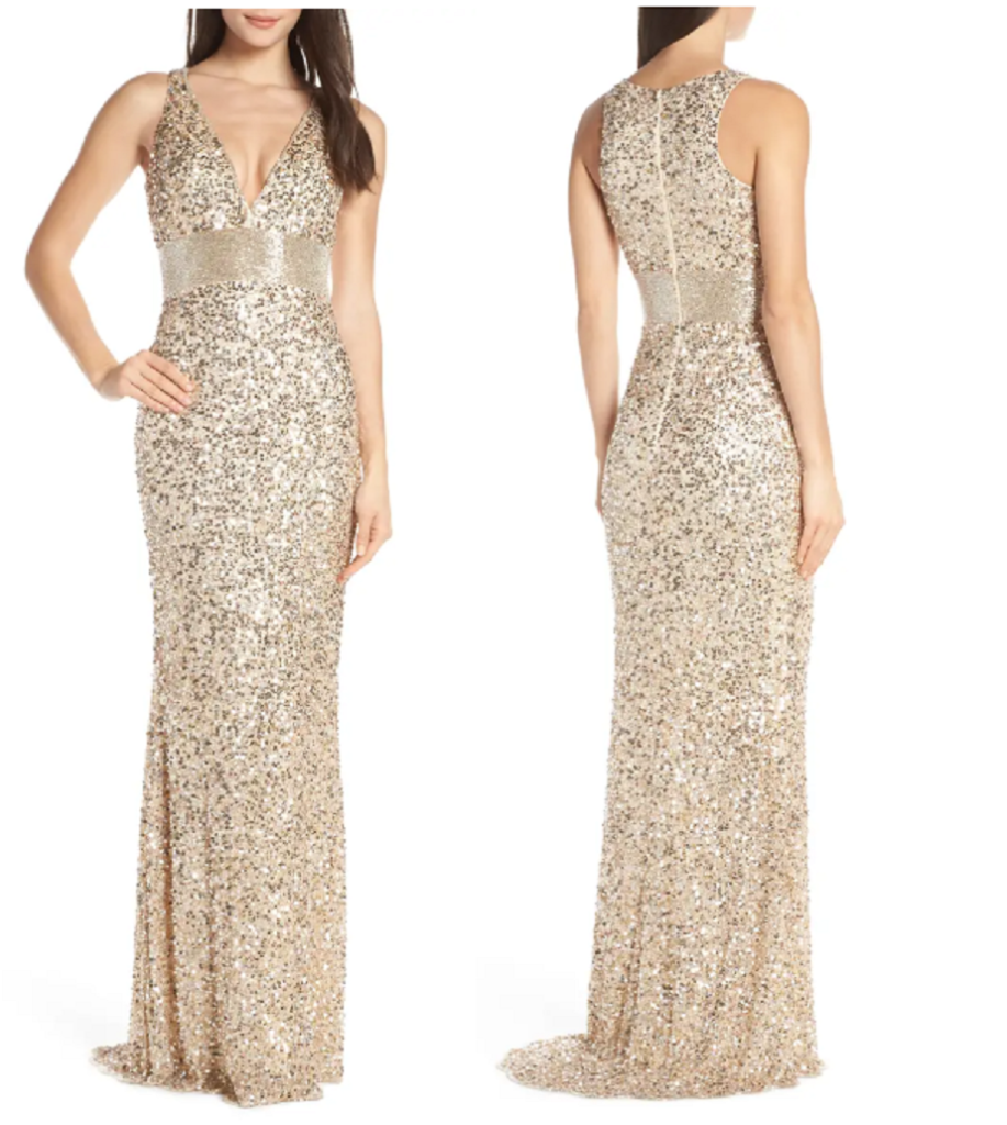 GOLD SEQUIN Dresses • Classic Styles for Every Woman's Wardrobe