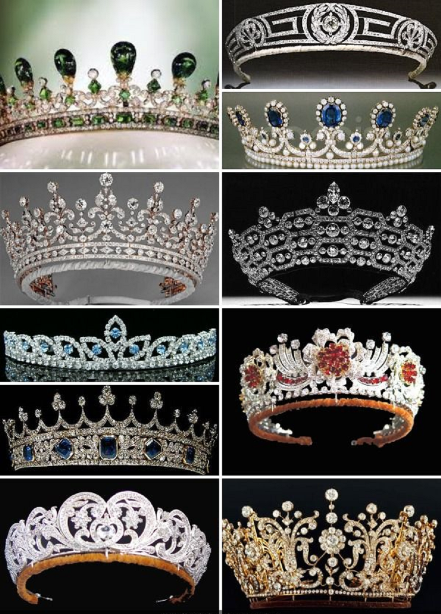 Royal bling A Collection Of the British Royal Family's Crowns