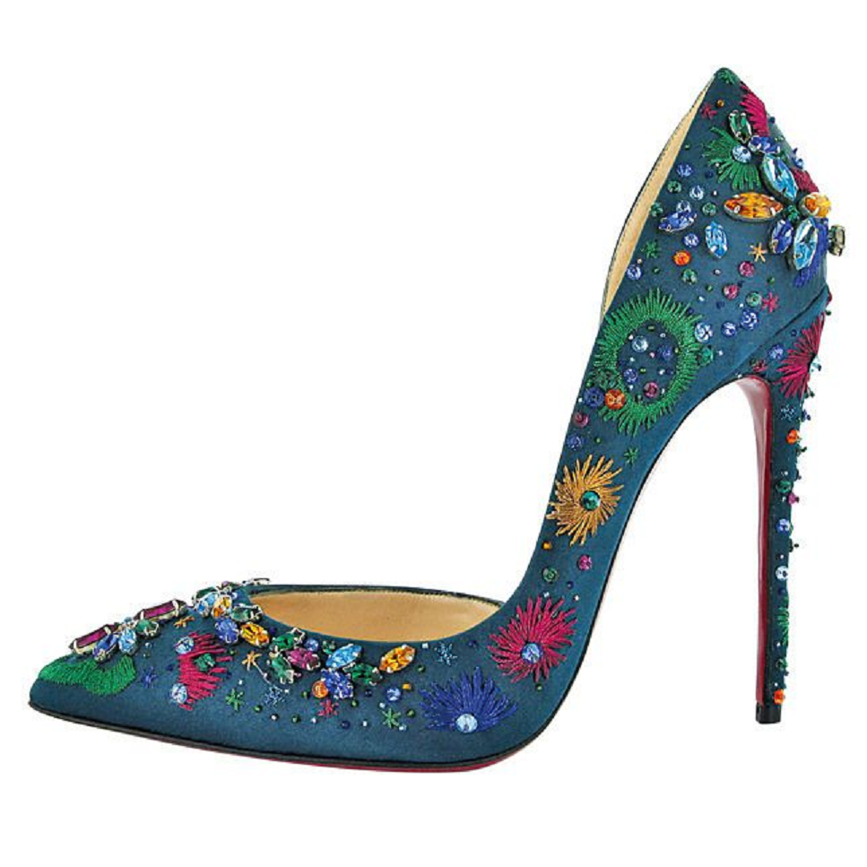 Best Women's Bling Heels 2021: High Stiletto Dress Shoes with Embroidery and Crystal Shoes