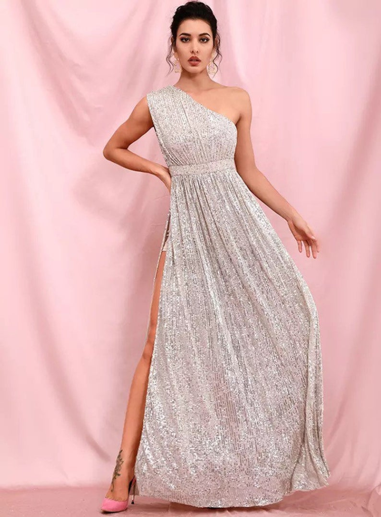 Stunning SILVER SEQUIN Dresses • Curated by SequinQueen