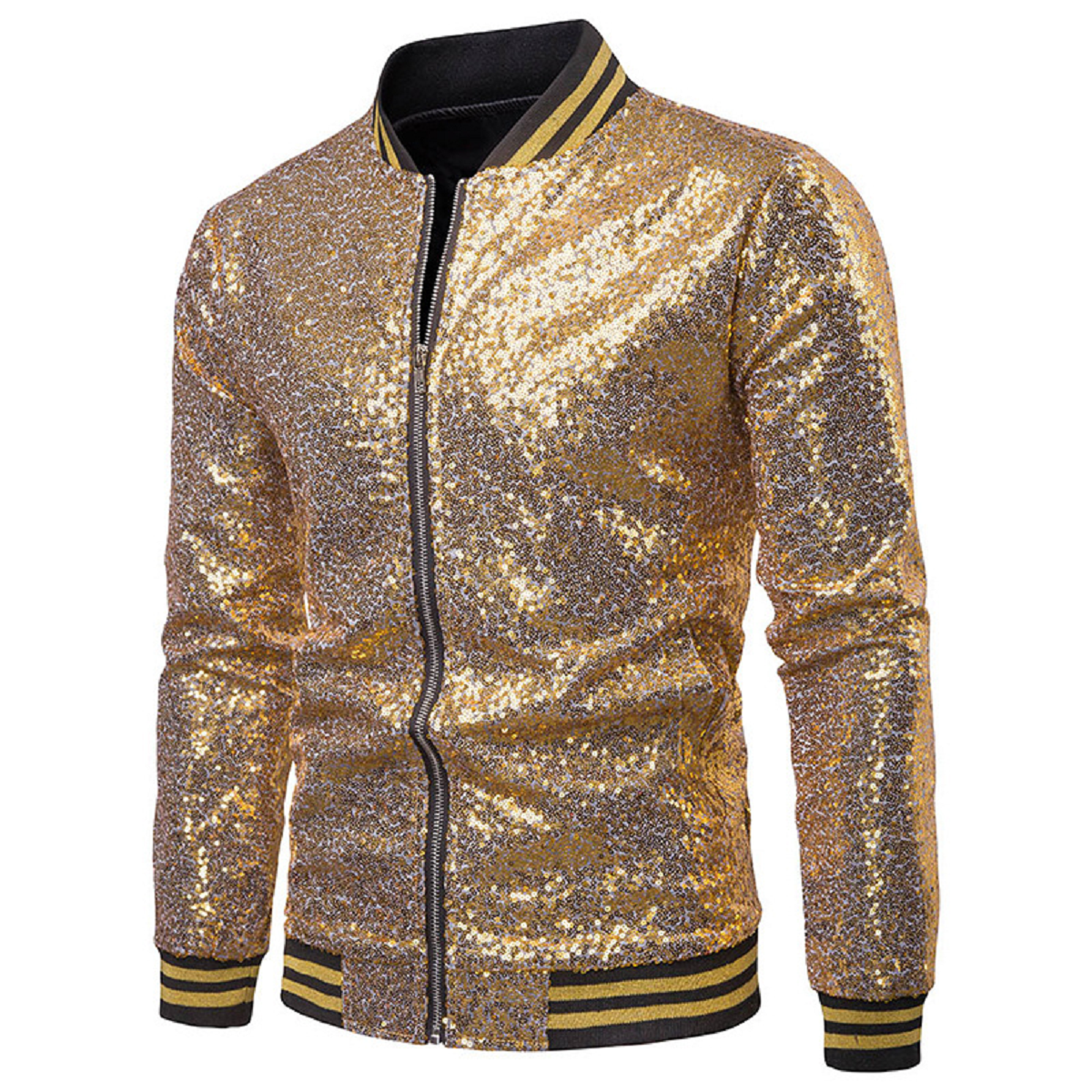 Best MEN'S Bling on Pinterest Men Sequined Jacket Glitter Long Sleeve Zipper Stand Collar