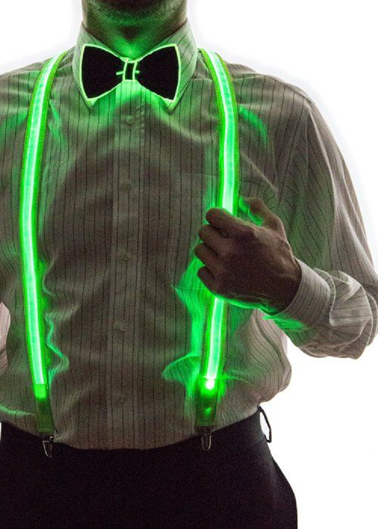 Best MEN'S Bling on Pinterest Light Up LED Suspenders for Men