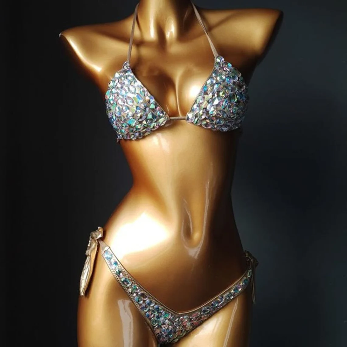 Buy Hand Crafted Crystallized Bling Bridal Push Up Bra Made With